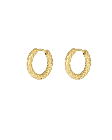 etched detail oorbellen