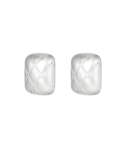 vintage ruit oorbellen