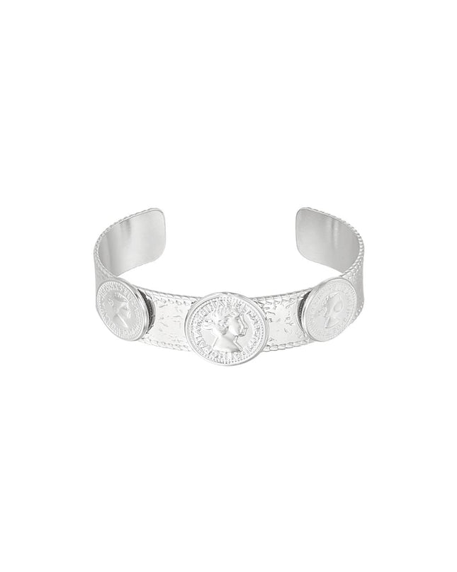 statement coin armband