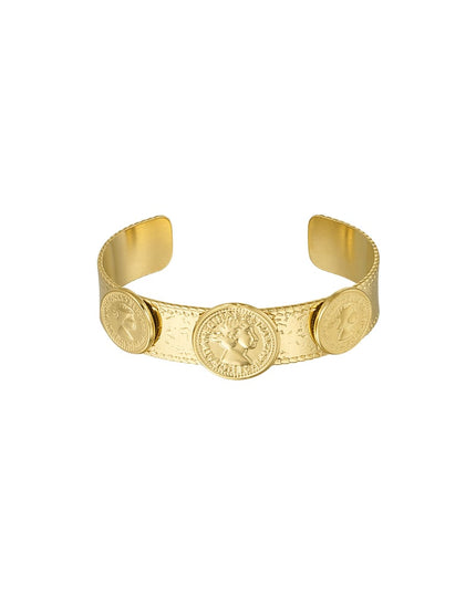 statement coin armband