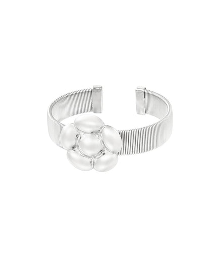 statement bloemen armband