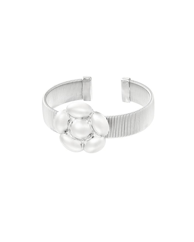 statement bloemen armband