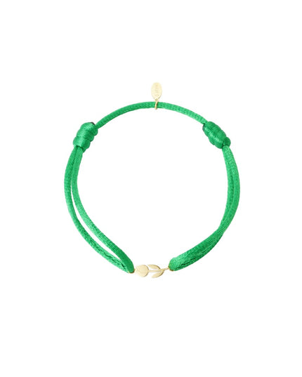 Satijnen armband tulp