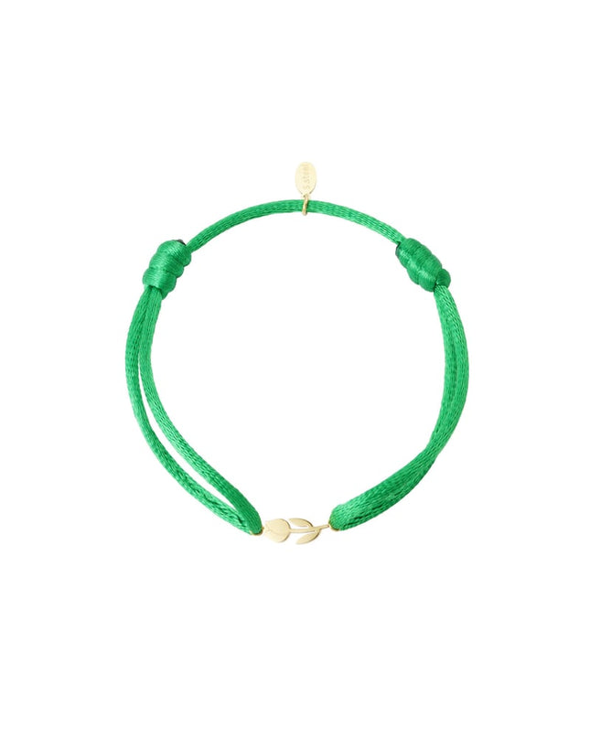 Satijnen armband tulp