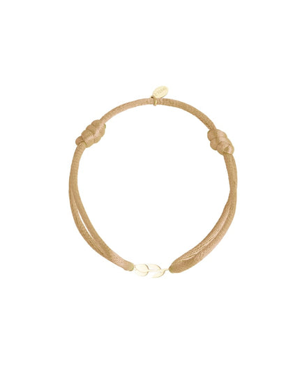 Satijnen armband tulp