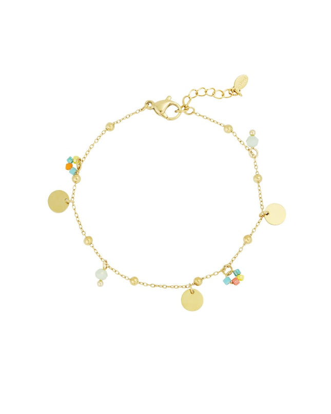 color pop coins armband