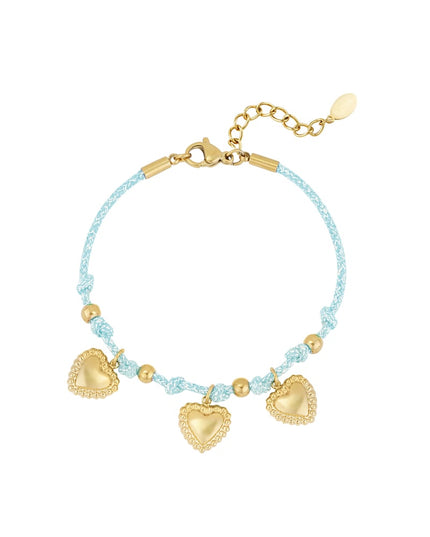 Cozy hearts armband