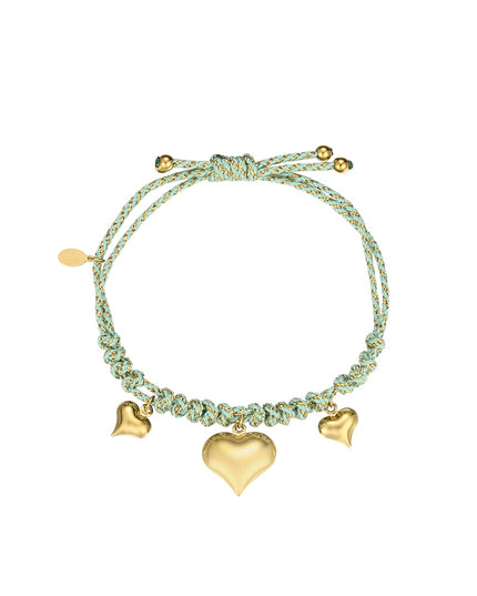 Heartfelt rope armband