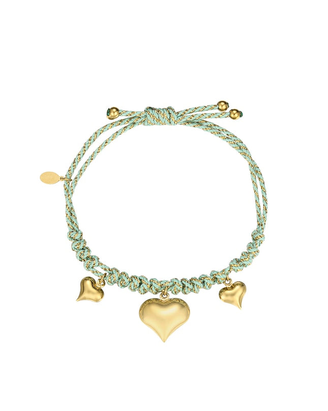 Heartfelt rope armband