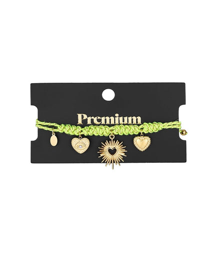 armband linked in love - groen en 