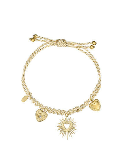 armband linked in love - groen en 