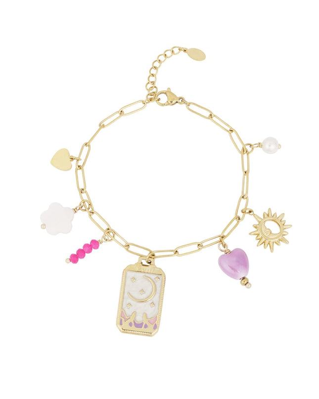 bedelarmband tiny moon