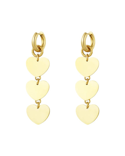 oorbellen triple lover