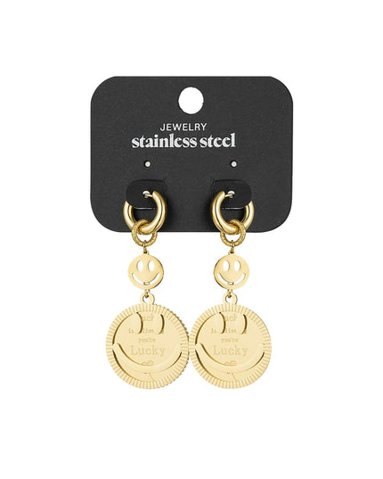 oorbellen lucky smiley face