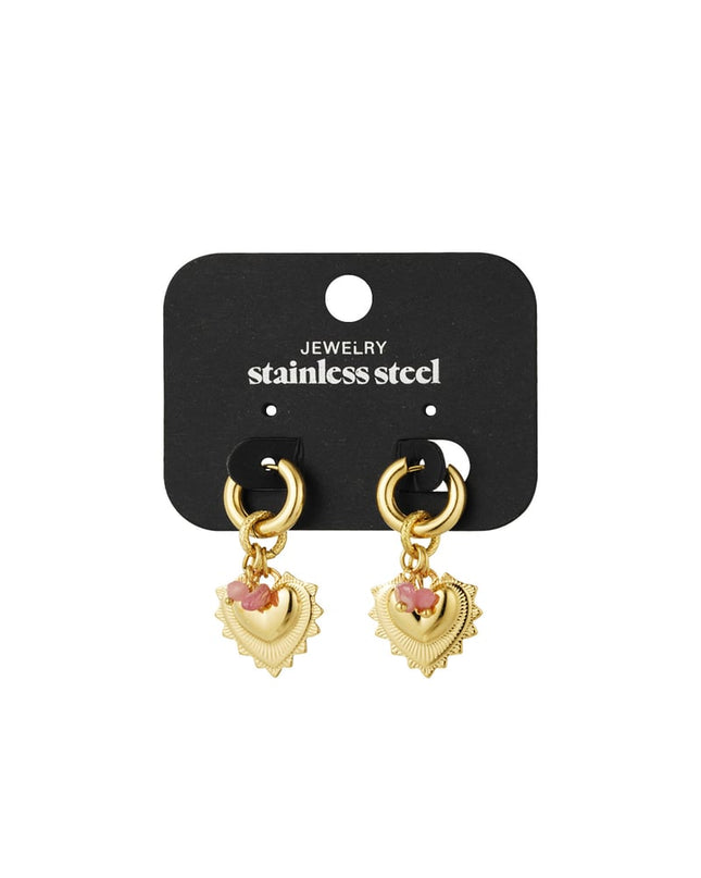 oorbellen bold heart