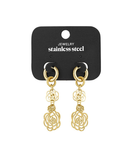 oorbellen rose darling