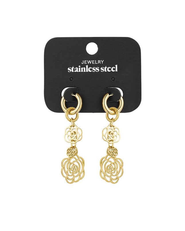 oorbellen rose darling