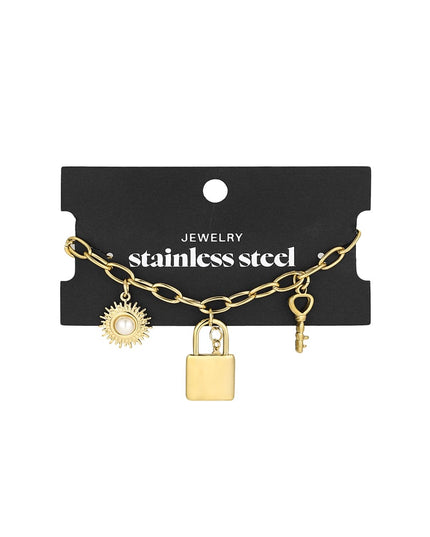 key to my heart armband