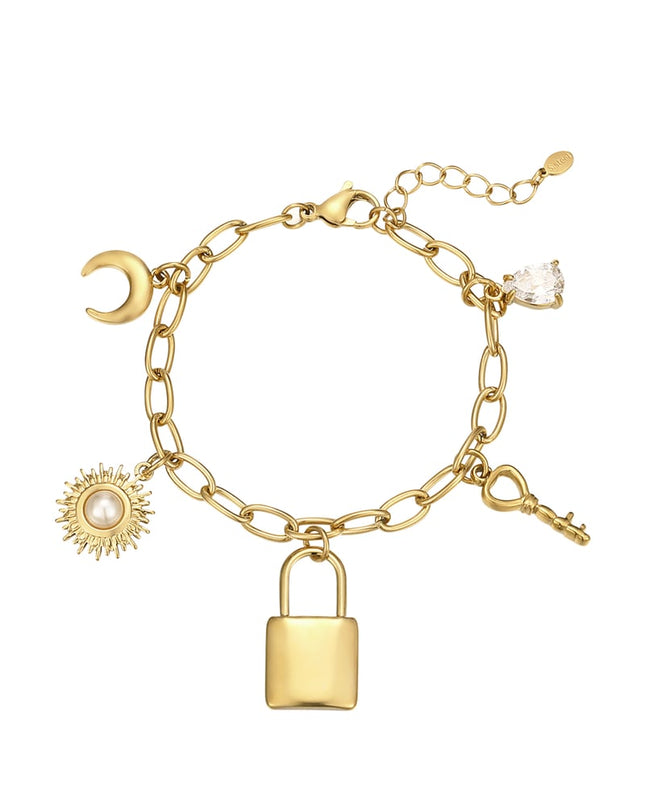 key to my heart armband