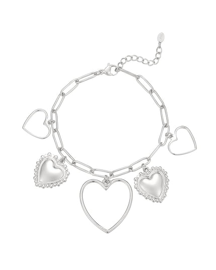 open hearts armband