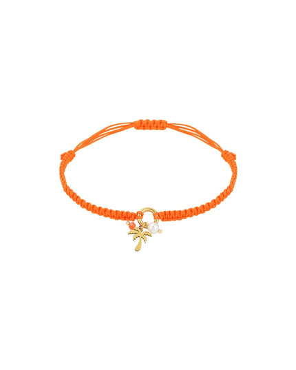 palm paradise armband - oranje en 