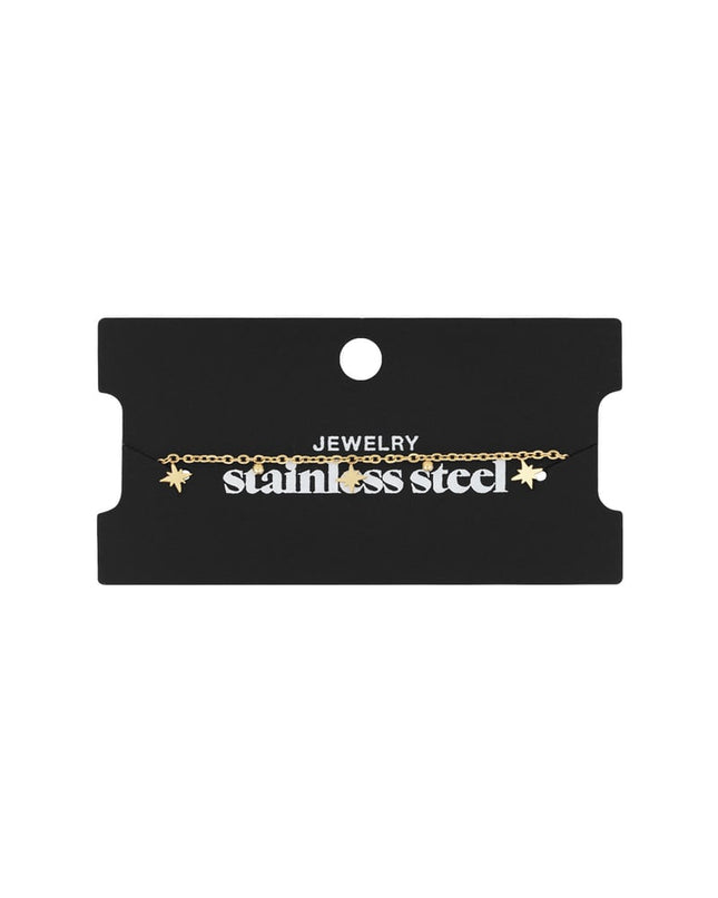 shining stars armband - Goud kleur keur