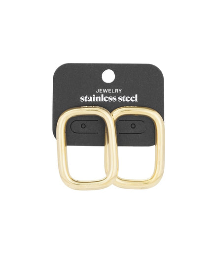 oorbellen statement rechthoek