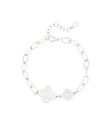 schakelarmband met klavers