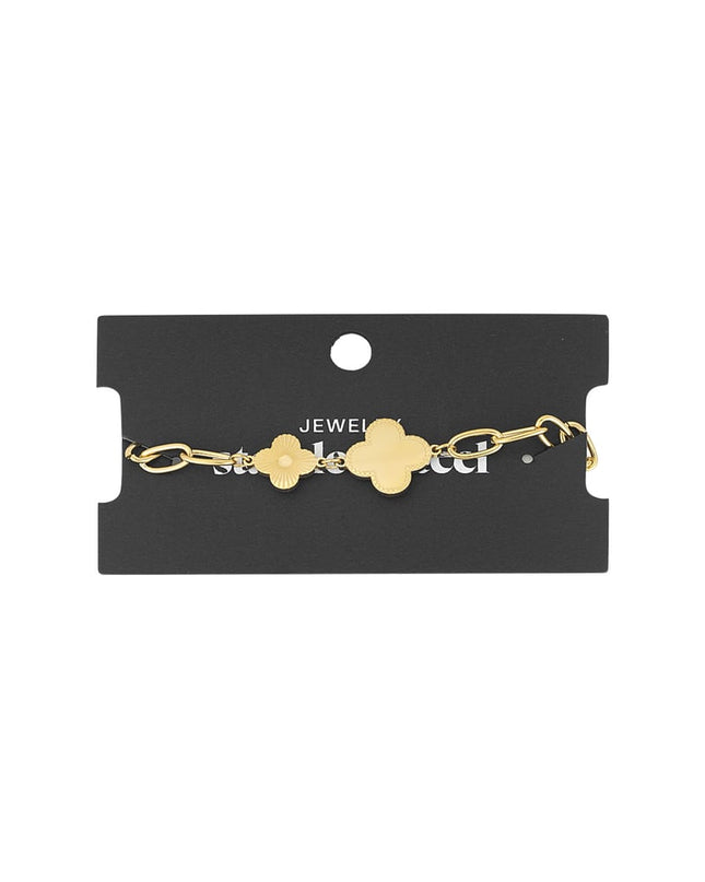 schakelarmband met klavers