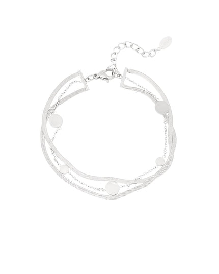 dubbele coin armband