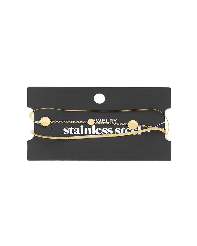 dubbele coin armband