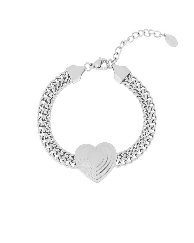 bold heart armband