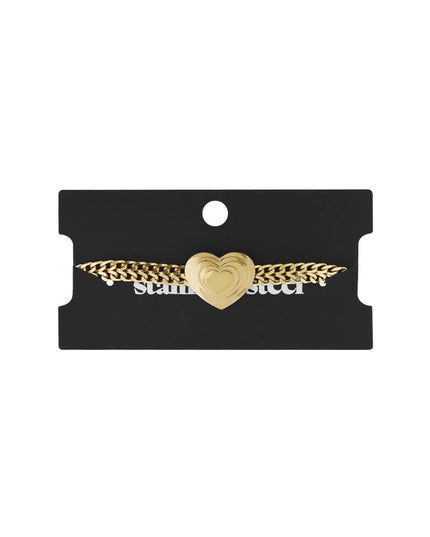 bold heart armband