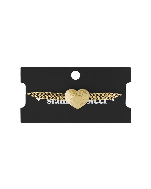 bold heart armband