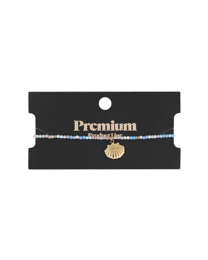 kleurvolle schelp armband