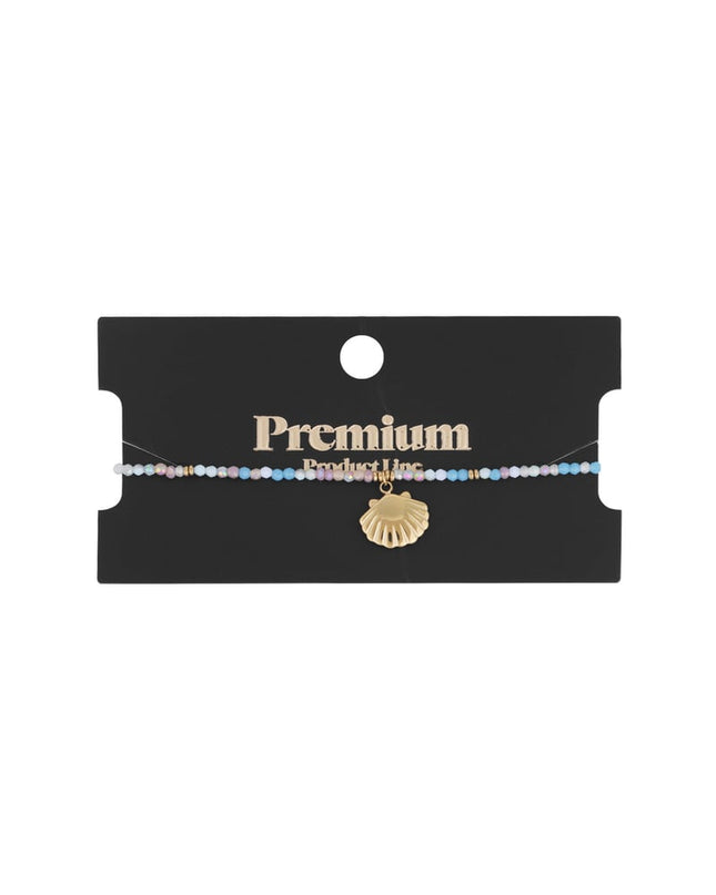 kleurvolle schelp armband