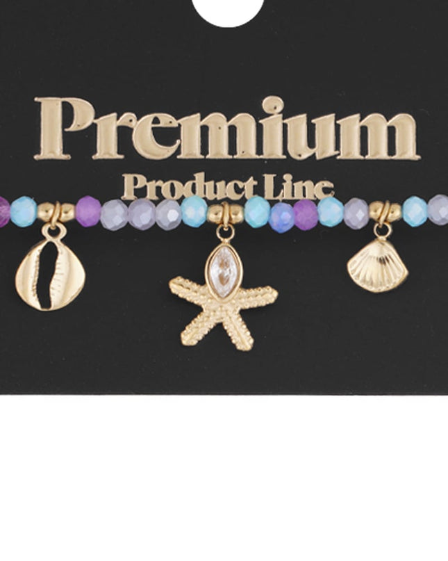 Beach Day Bracelet - Blue Gold