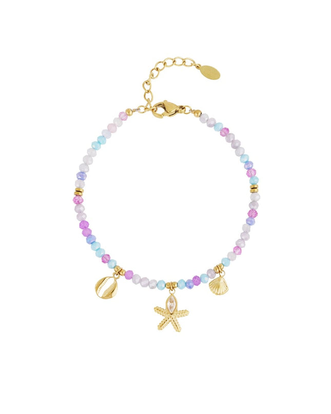 Beach Day Bracelet - Blue Gold