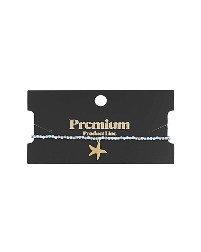 Armband kleurrijke zeester