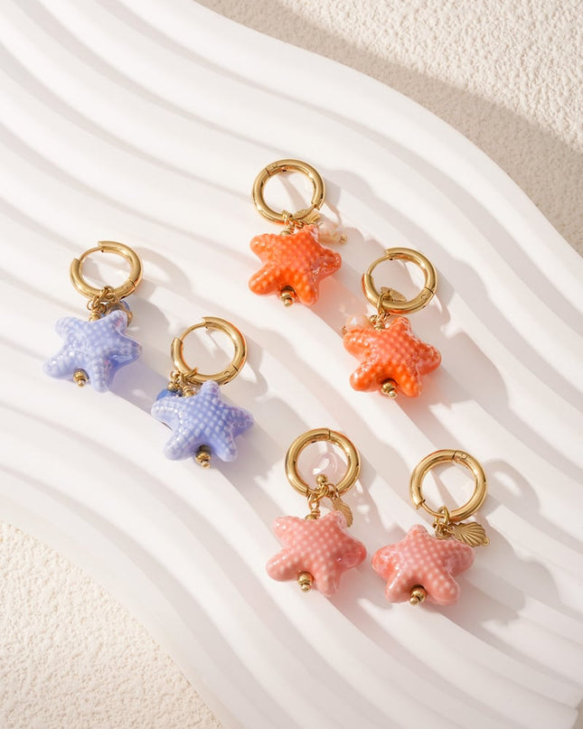 starry oorbellen - blauw & 