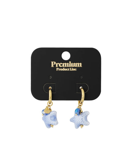starry oorbellen - blauw & 