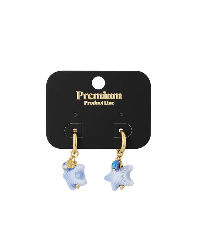 starry oorbellen - blauw & 