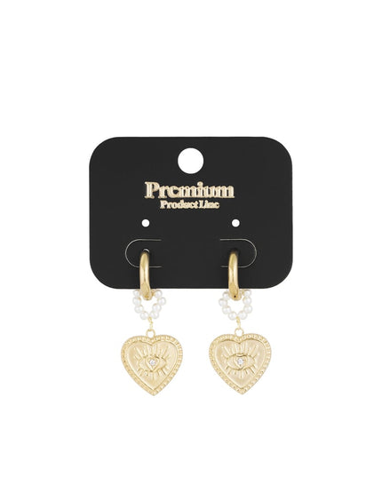 charming heart oorbellen