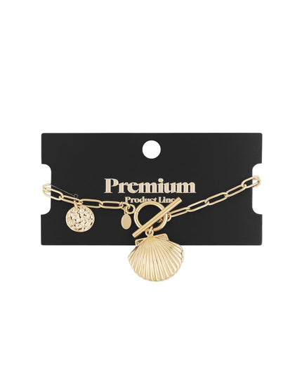 armband met schelp bedel