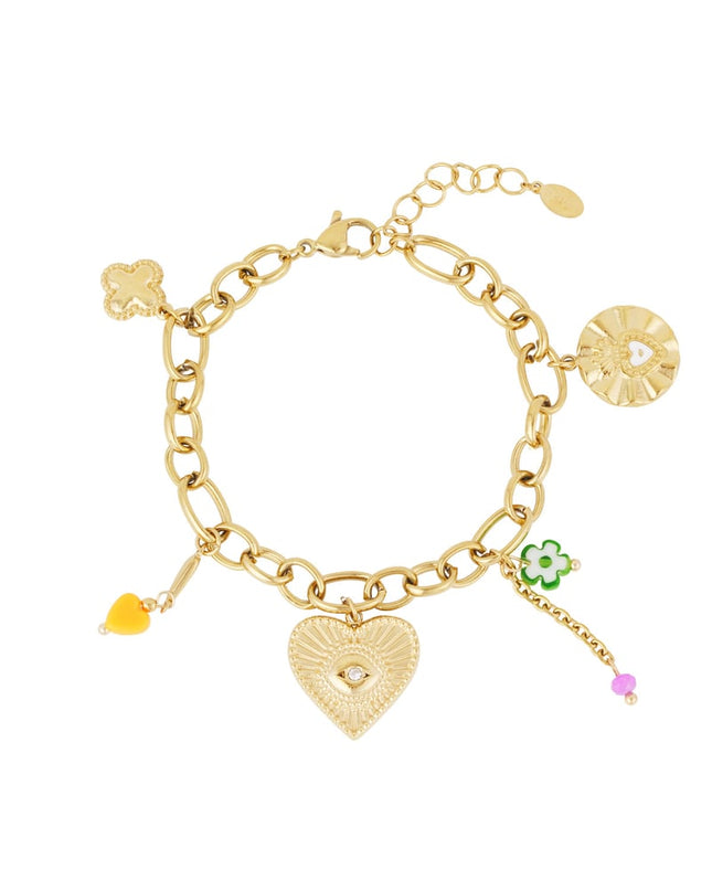 Bracelet Happy - Gold kleur