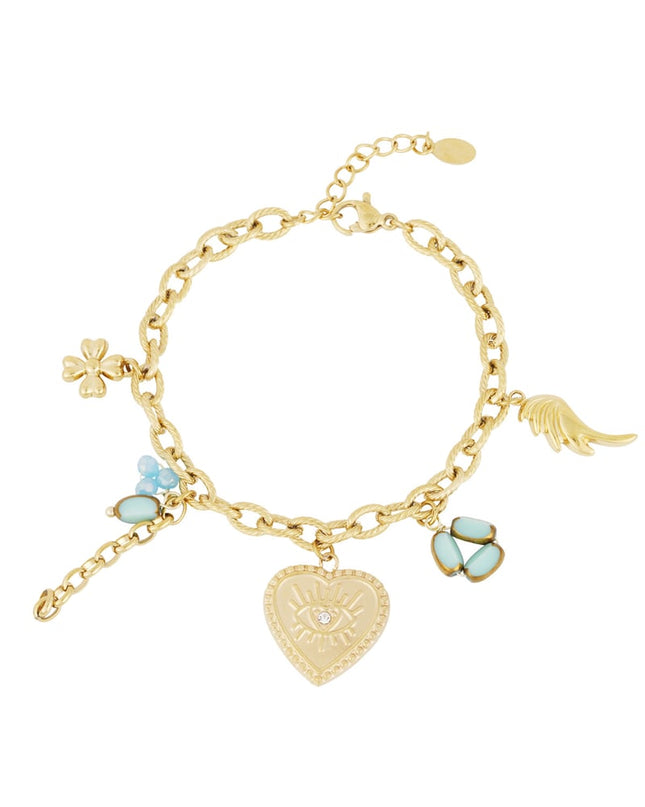 Charms Bracelet - Gold kleur
