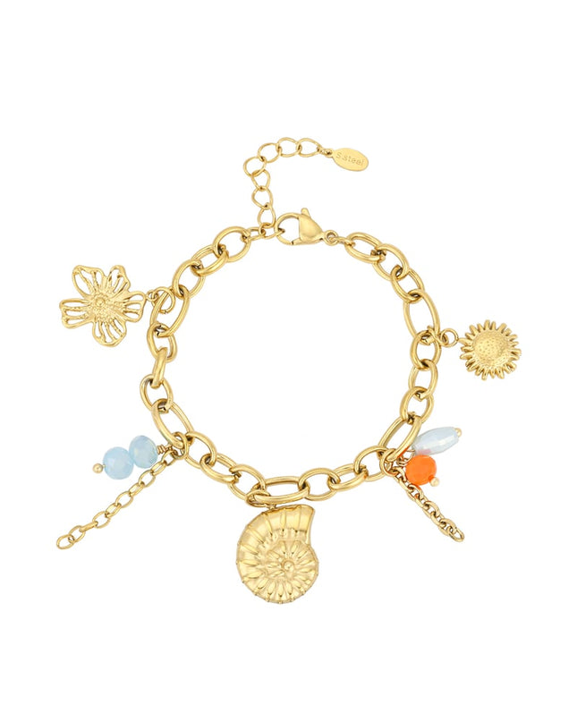 Gouden Zon Armband