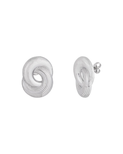 infinity twist earrings