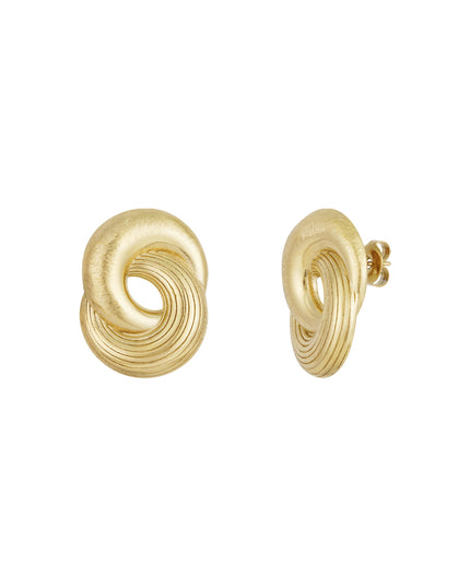 infinity twist earrings