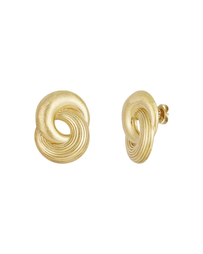 infinity twist earrings